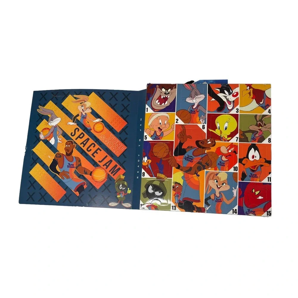 Mens Hot Topic Space Jam‎ New Legacy 15 Days Of Socks Advent Calendar Size 6-12